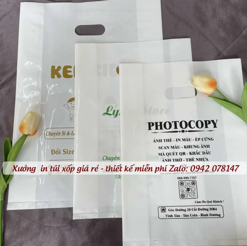 in túi xốp bóng dẻo