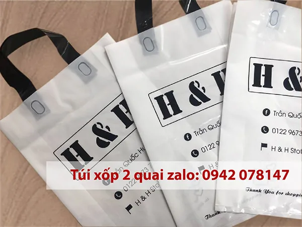 túi xốp ép quai PE