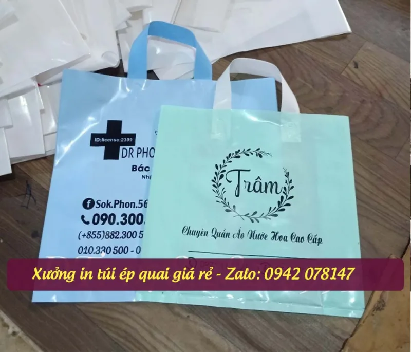 in túi xốp ép quai