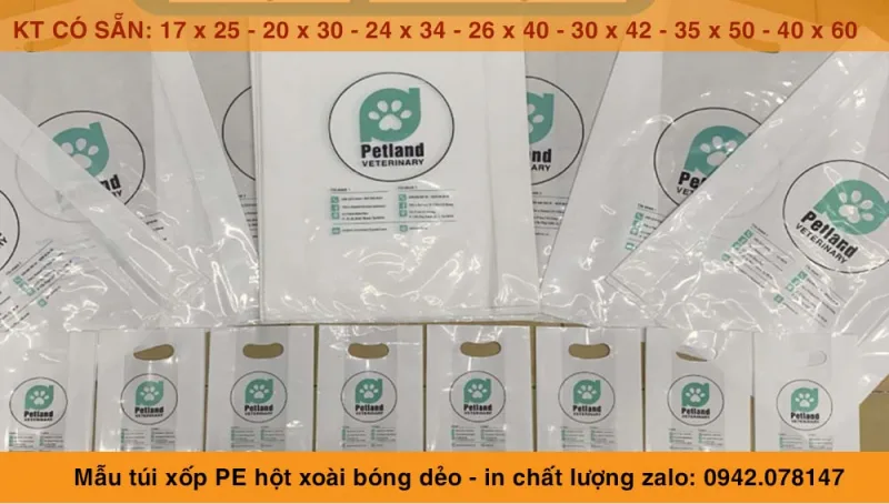 IN TÚI XỐP BÓNG DẺO PE