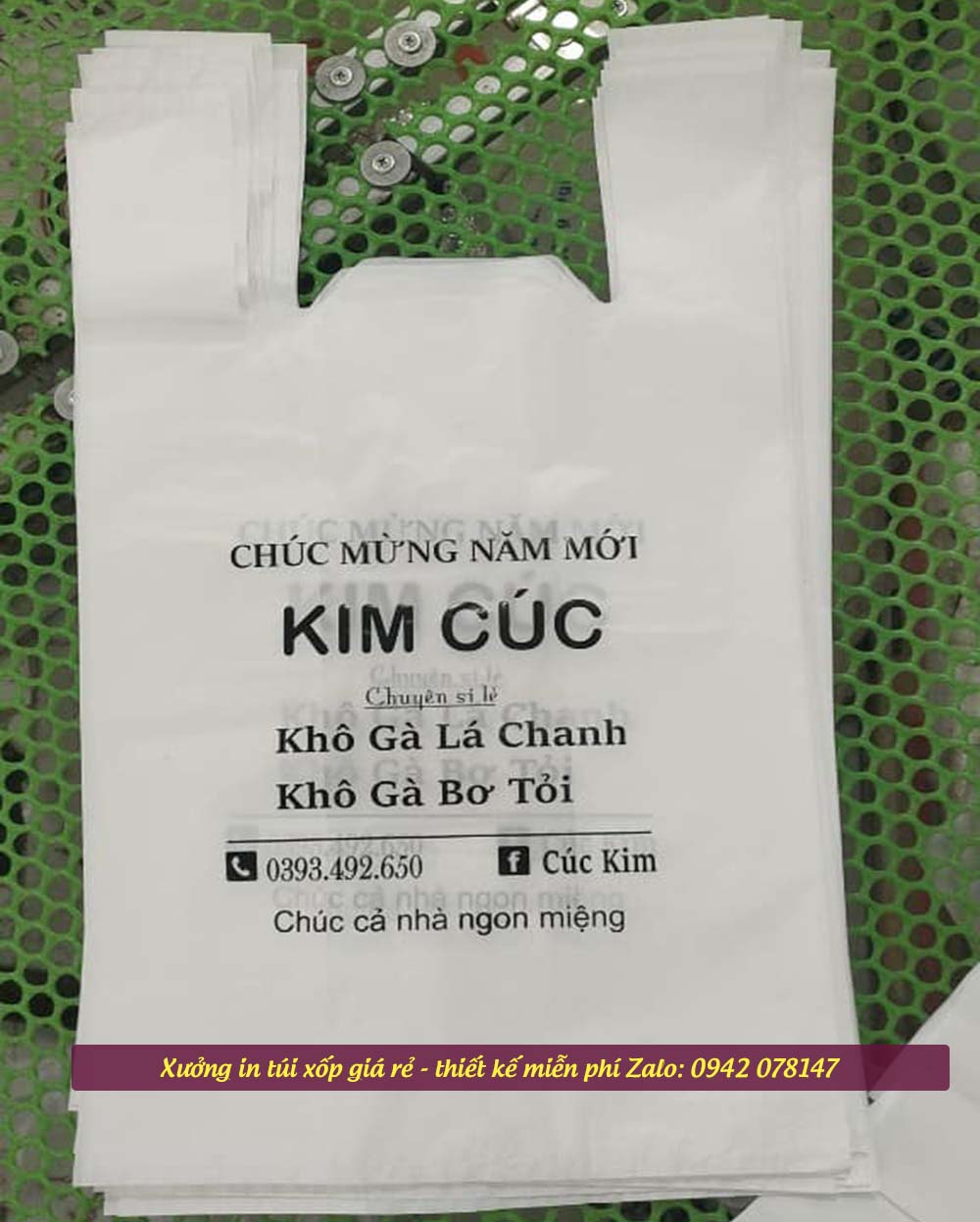 túi siêu thị in chúc mừng