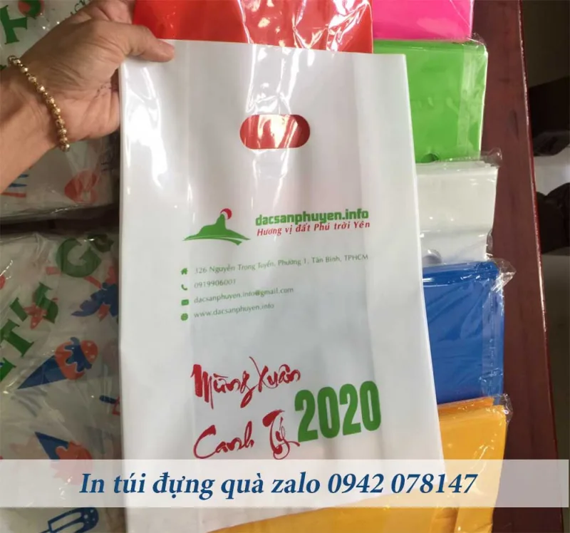 túi xốp hột xoài PE bóng dẻo