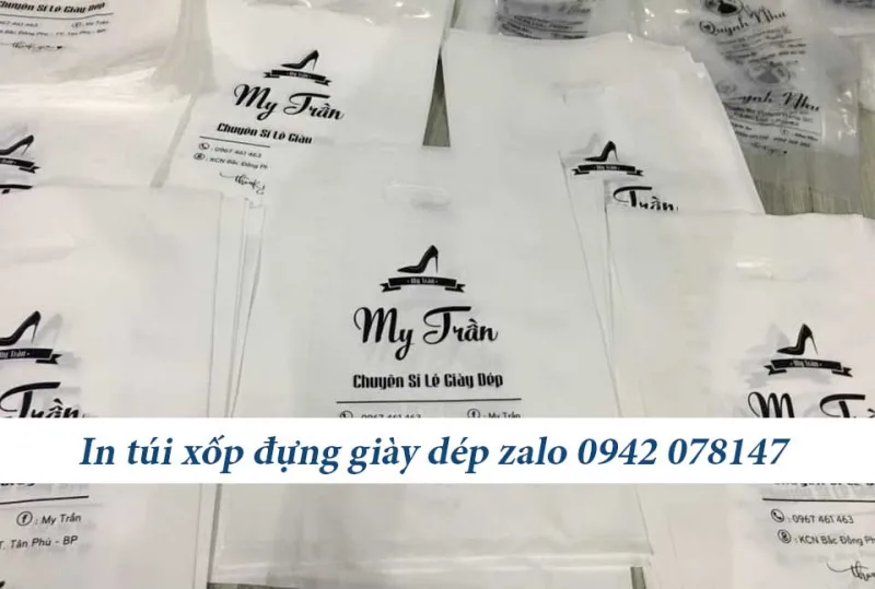 túi nilon đựng giày dép