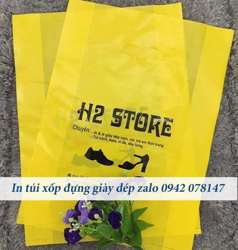 túi nilon đựng giày dép