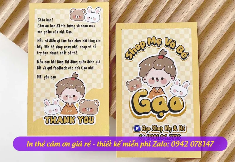 in thank you card shop online