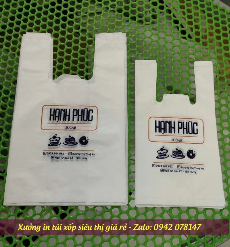 túi 2 quai đựng bánh sinh nhật