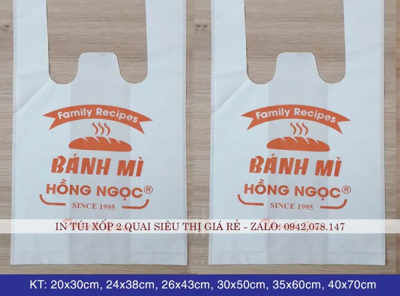 túi xốp đựng bánh mì