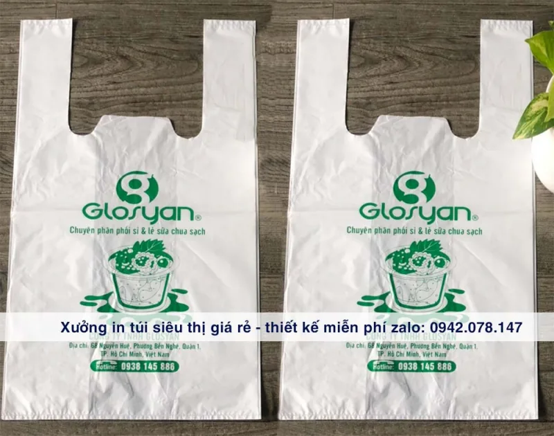 túi 2 quai đựng sữa chua