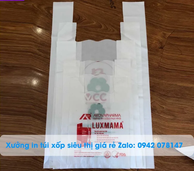 túi xốp siêu thị đựng thuốc tây