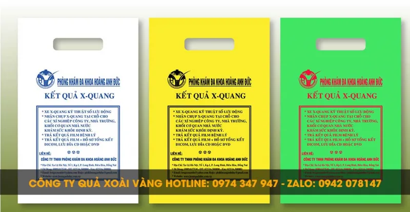 túi đựng phim X-quang
