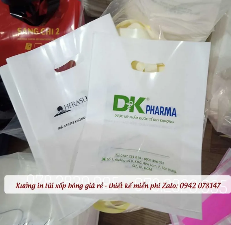 túi xốp phòng khám nha khoa