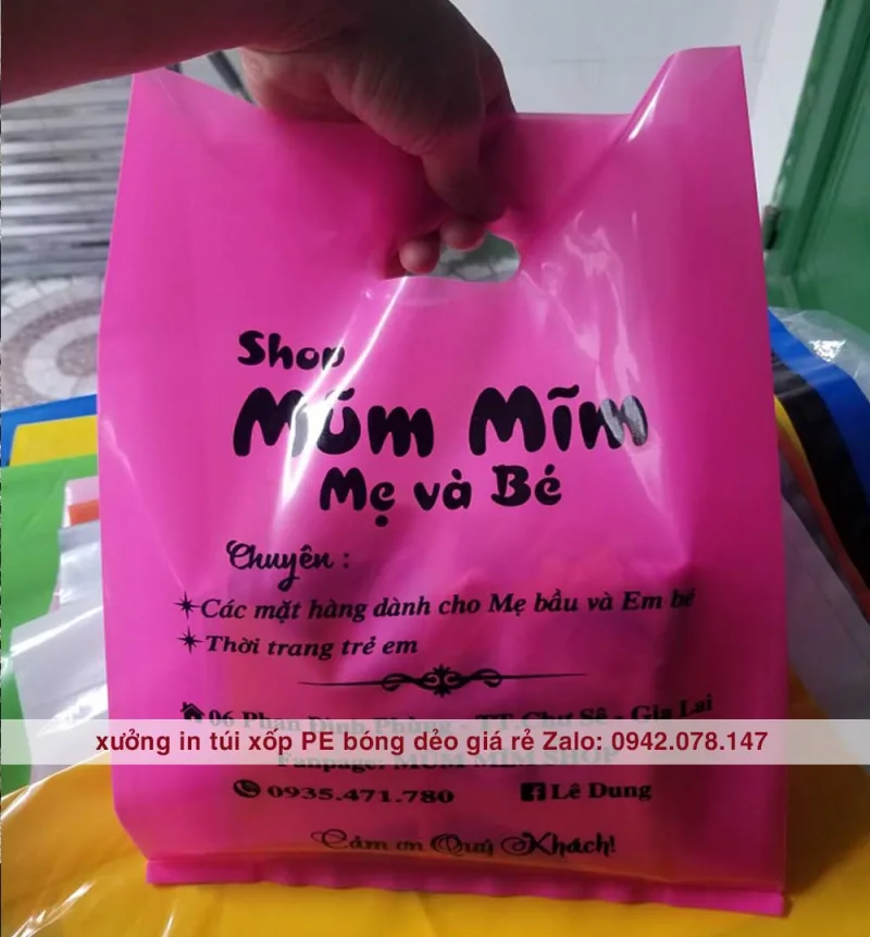 TÚI XOÀI MÀU HỒNG