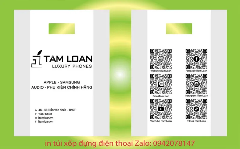 in bao xốp đựng điện thoại
