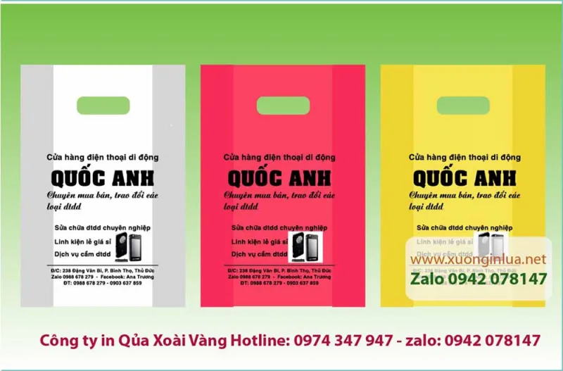 túi xốp đựng điện thoại