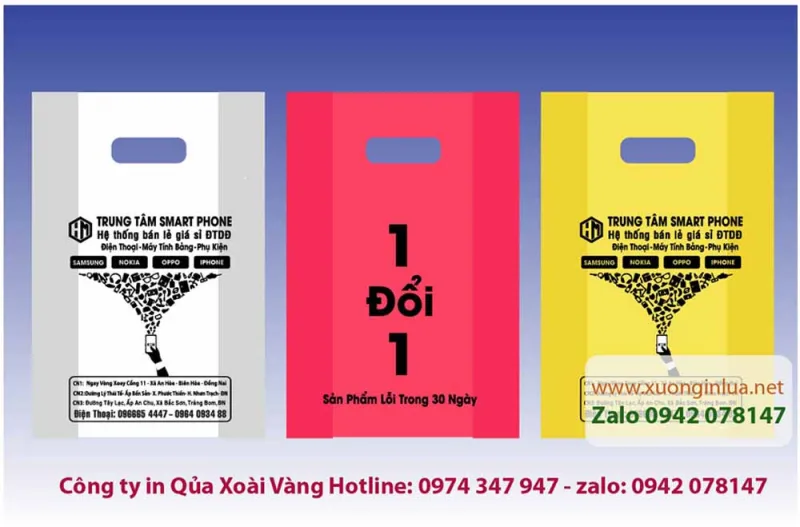 túi xốp đựng điện thoại