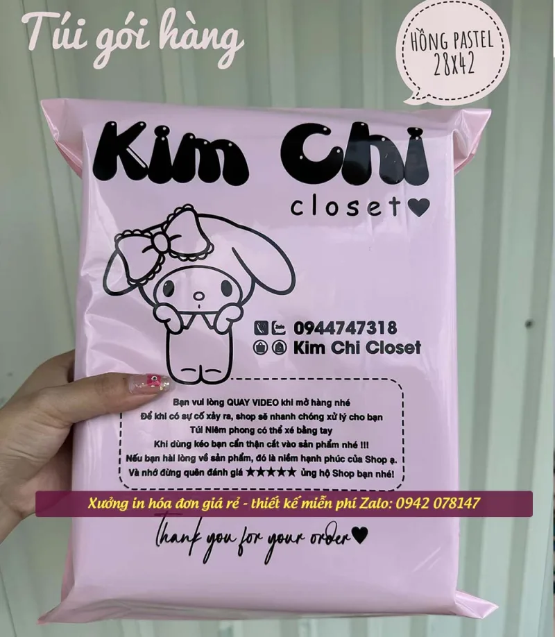 in túi niêm phong
