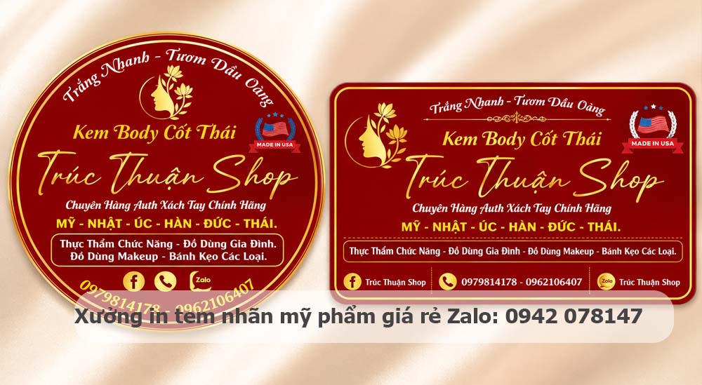in tem nhãn body mỹ phẩm