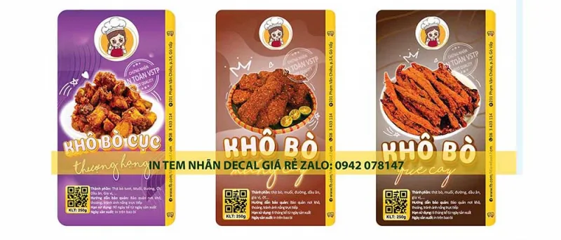 tem khô bò xé sợi