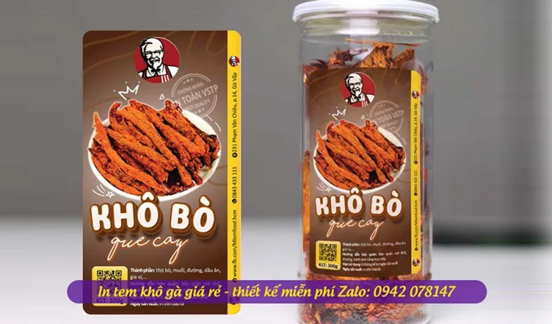 tem nhãn khô bò dán hũ PET