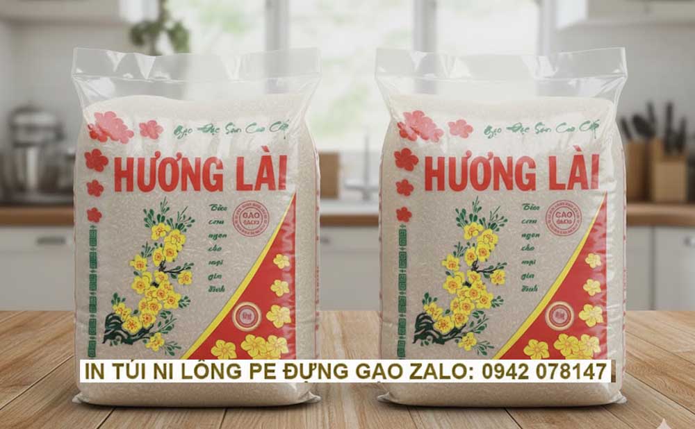 In Bao Bì Đựng Gạo PE trong dẻo