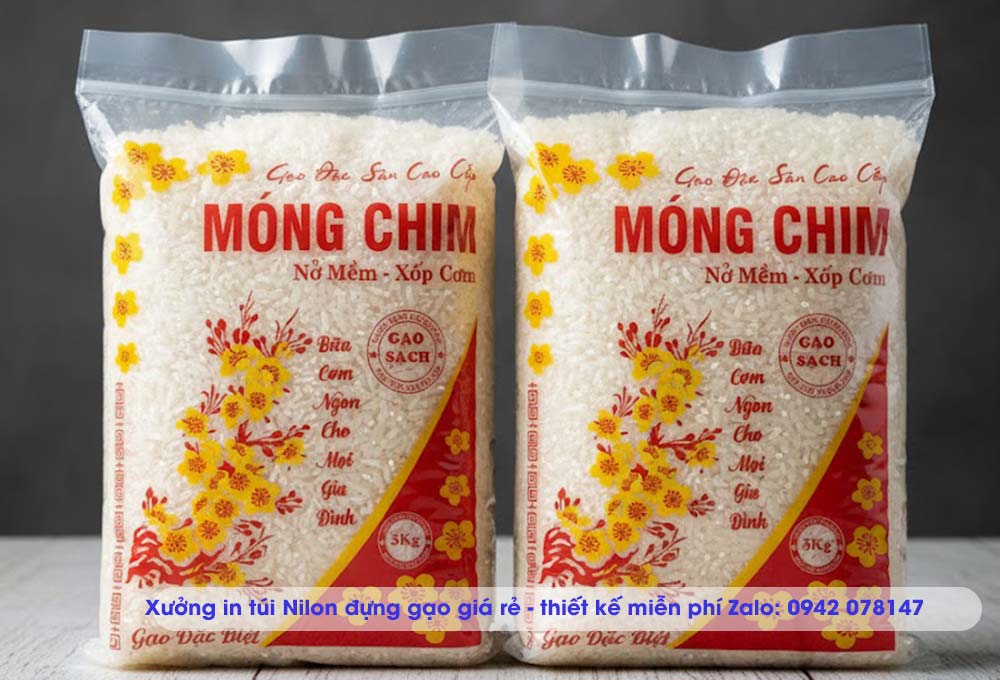 túi đựng gạo móng chim