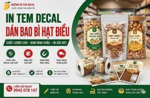 in tem nhãn hạt điều