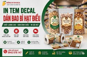 in tem nhãn hạt điều